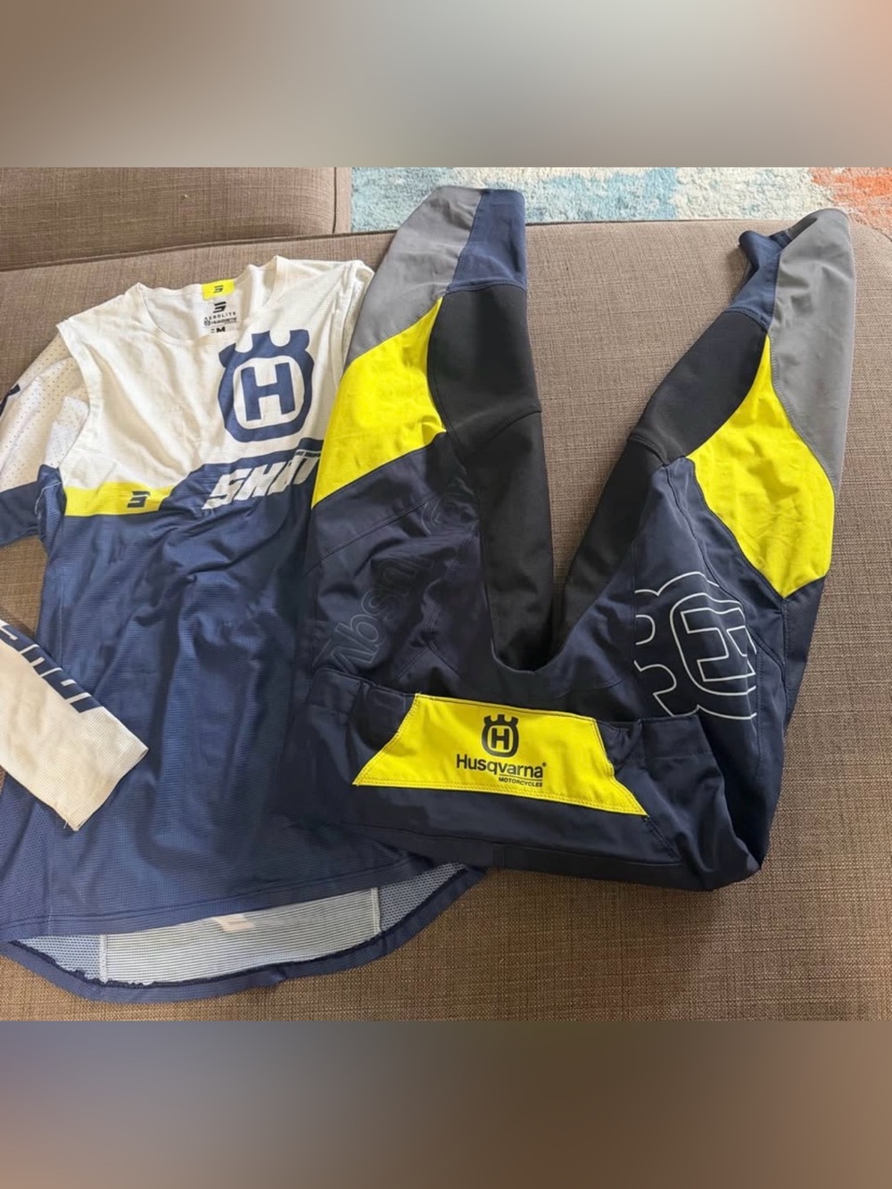 Husqvarna Riding Jersey and Pants Set